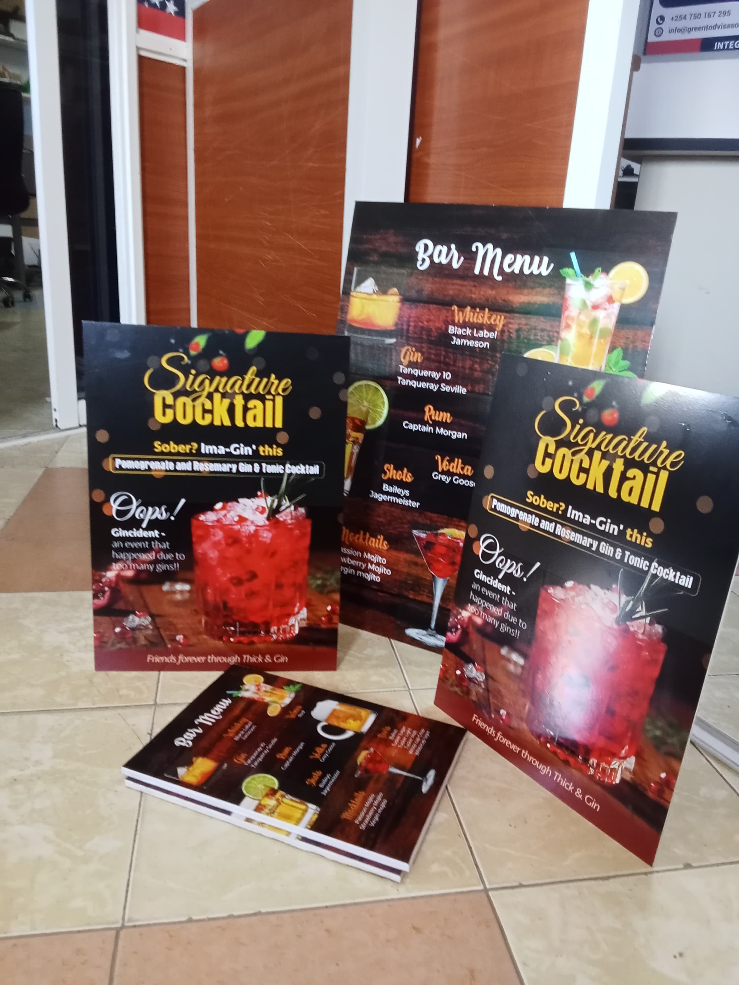 Hotel Menu Banners